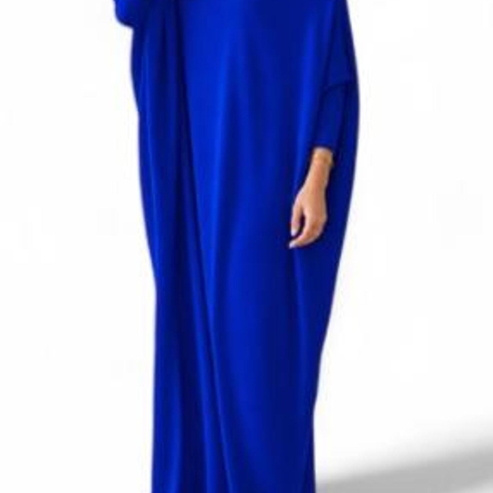 UOOZEE Women's H-Line Loose Buttoned Solid Color Maxi Dress